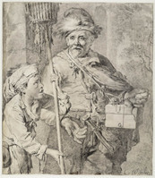 P+ 056
<br/>
De Rattenman
<br/>
<em>Visscher, Cornelis (1629-1658)</em>